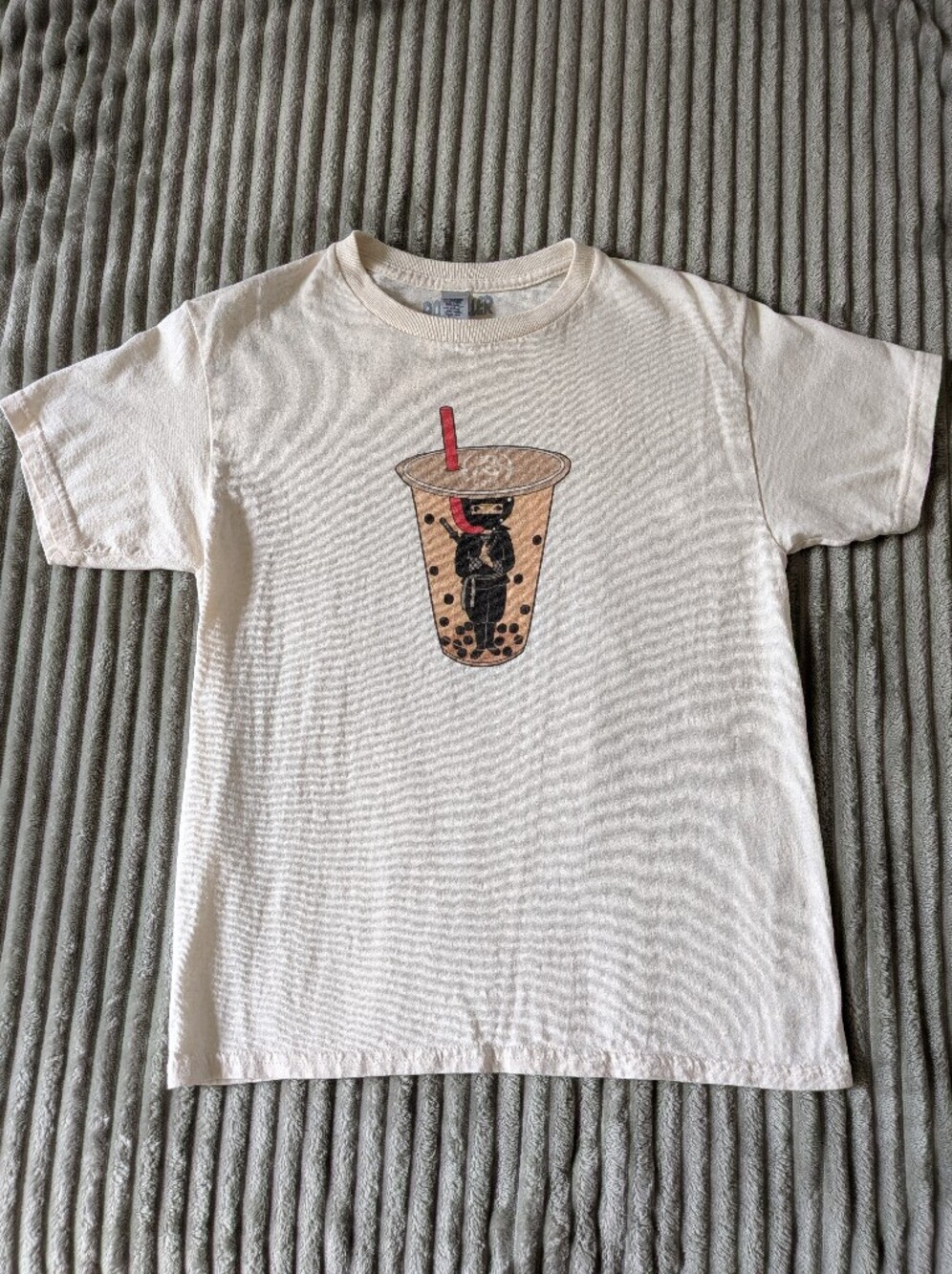 Popkiller Naoshi Boba Ninja Tee Youth Medium Little Tokyo LA